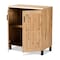 Baxton Studio Excel Modern and Contemporary Oak Brown Finished Wood 2-Door Storage Cabinet 189-11995-ZORO - alternate 8